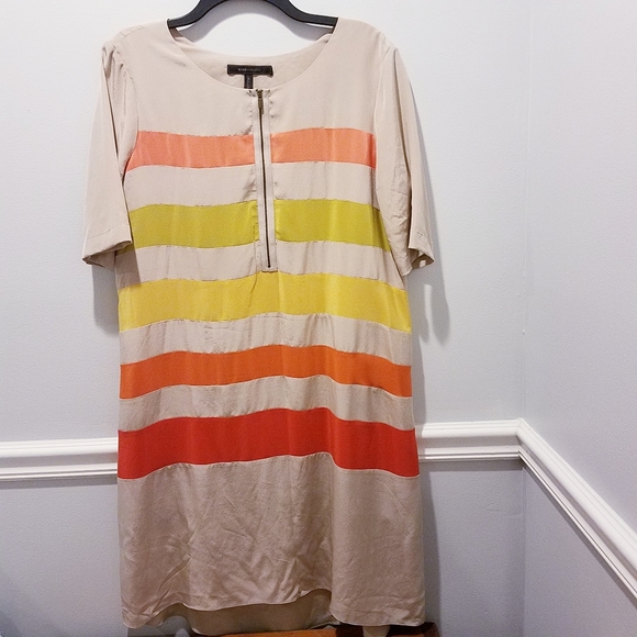 BCBGMaxAzria Dresses & Skirts - BCBG Max Azria Tina Silk Dress - L